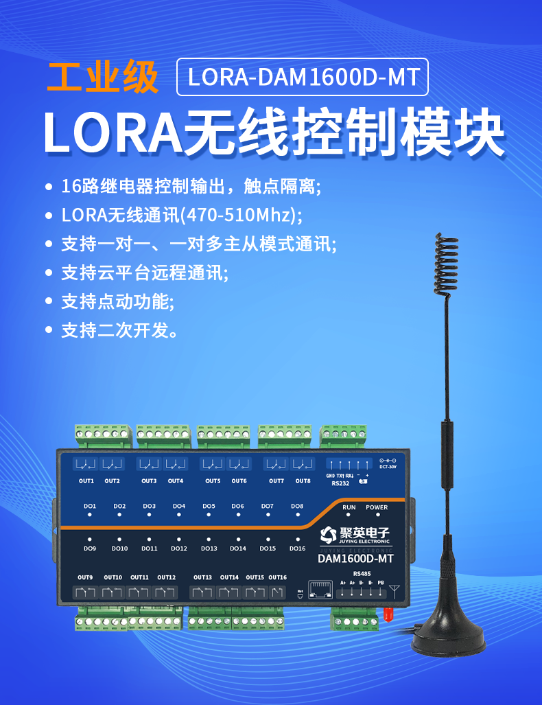 LoRa1600D-MT LoRa無線測(cè)控模塊