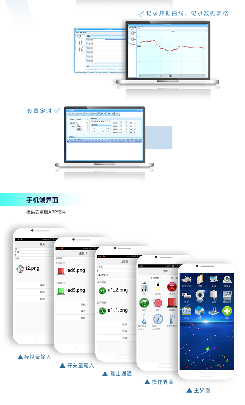 DAM-0800 工業(yè)級網(wǎng)絡控制模塊手機端界面