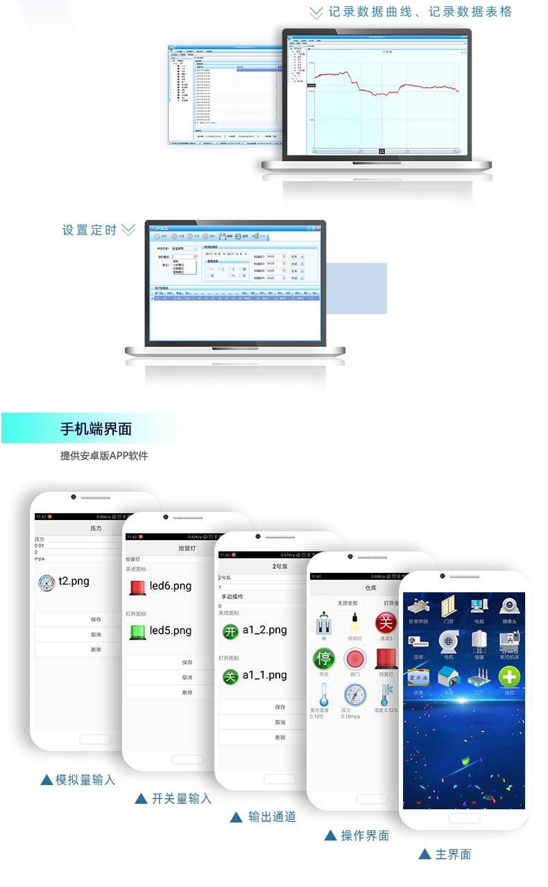 DAM-0816A 工業(yè)級網絡數采控制器組態(tài)軟件
