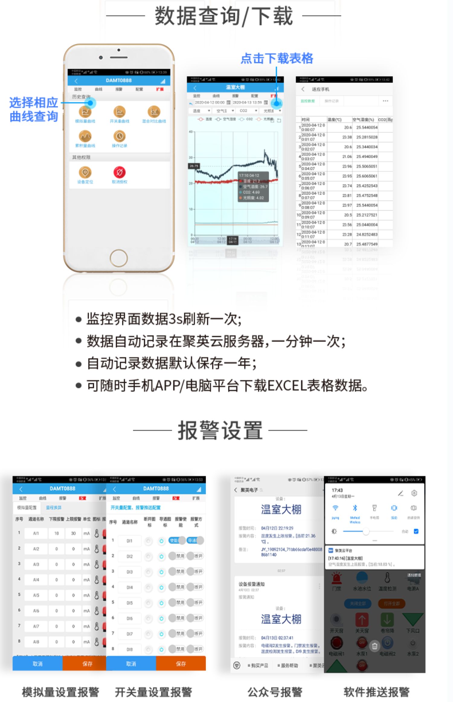 LORA1012A LoRa無線測控模塊云平臺數據查詢下載